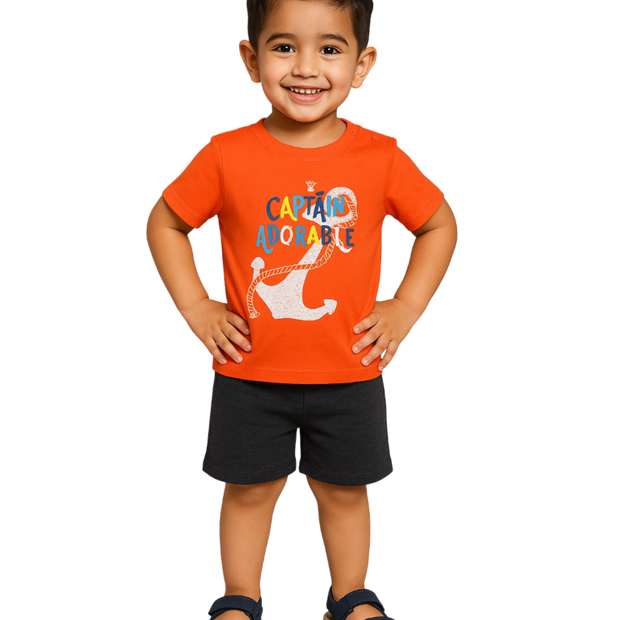 LUAY 100% Bamboo Based Baby Boy & Girls Clothing Set Short Sleeve Kids Clothes Boys & Girls Toddler Short Set.