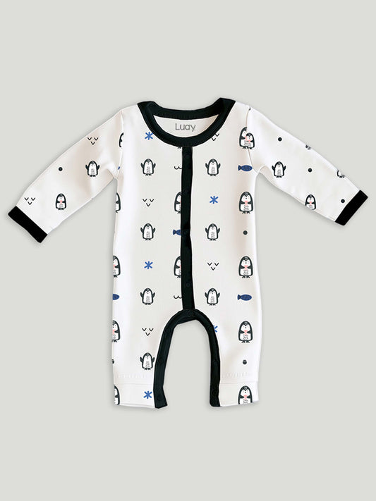 LUAY 100% Cotton Full Sleeves Printed Baby Romper,Bodysuit Jumpsuit for Baby Girls & Baby Boy (Pack of 2)