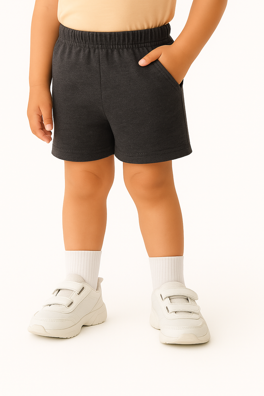 LUAY 100% Bamboo Ultra soft fabric Baby Toddler Boys & Girls Shorts Cotton Linen Summer Loose Shorts Combo Pack Elastic Waist Solid Jogger Short Pants New Born