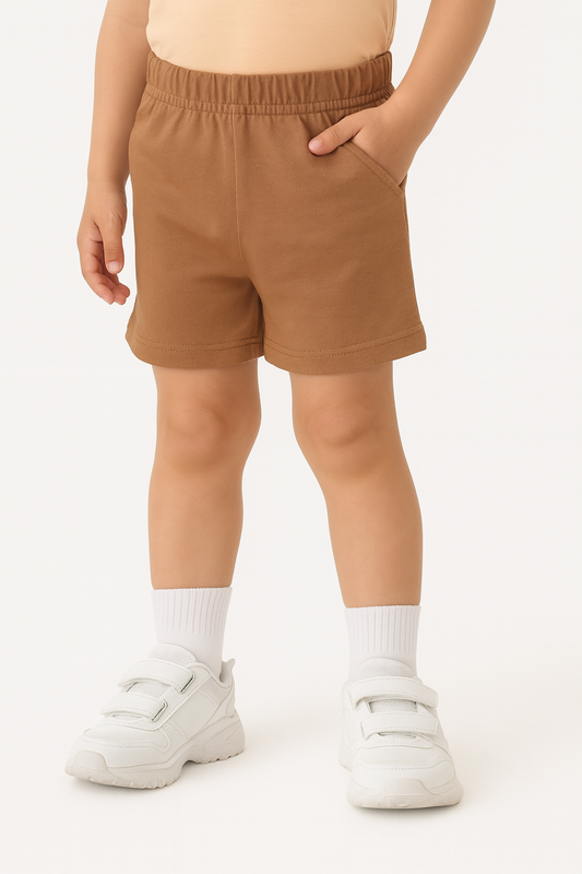 LUAY 100% Bamboo Ultra soft fabric Baby Toddler Boys & Girls Shorts Cotton Linen Summer Loose Shorts Combo Pack Elastic Waist Solid Jogger Short Pants New Born