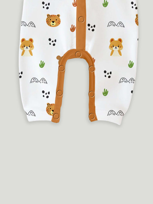 LUAY 100% Cotton Full Sleeves Printed Baby Romper,Bodysuit Jumpsuit for Baby Girls & Baby Boy